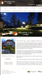 Mobile Screenshot of mountainlakelodge.com